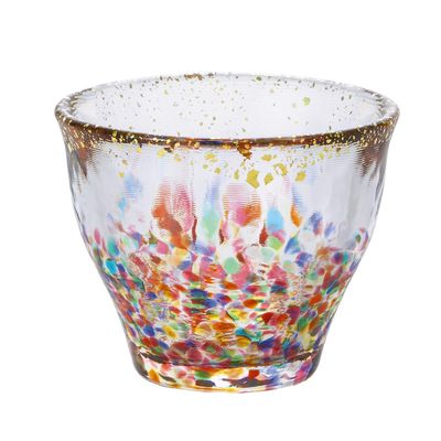 Aderia Sake cup glass Tsugaru Vidoro Matsuri Hanabi Made in Japan (Hanabi)