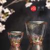 Aderia Sake cup glass Tsugaru Vidoro Matsuri Hanabi Made in Japan (Hanabi) view 4