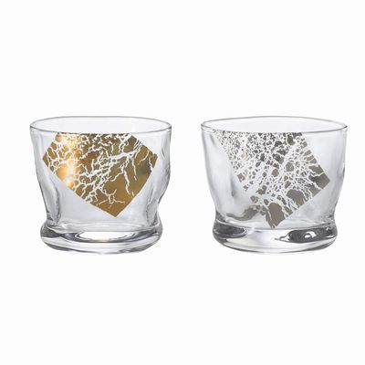 Aderia S6313 Fluid KIRARI Sake Glass Pair Set 3.4fl oz Made in Japan