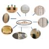 Beoot Wood Carved Long Onlay Applique Woodcarving Corner Decal Applique Unpainted Furniture Door (46x9cm/18.11x3.54inch) view 2