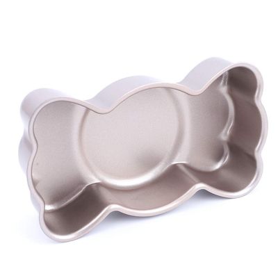 Bow tie shape nonstick coating carbon steel cake pan candy metal mousse cheesecake mould bread molding DIY bakery accessories