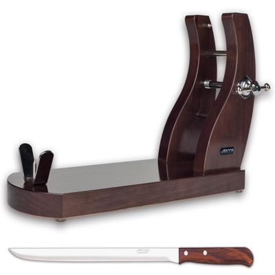 Arcos 807911 Pack Ham Holder, Stainless Steel, Brown, Standard