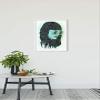 Komar Wall Picture Grid Green Poster Picture Living Room Bedroom Decoration Art Print Without Frame P120D-50x70 Size 50 x 70 cm (Width x Height) view 2