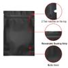 100 Pack Mylar Bags 4 x 6 Inch Resealable Smell Proof Bags Foil Pouch Bag Flat Bag Matte Black view 4