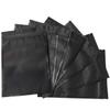 100 Pack Mylar Bags 5.5 x 7.8 Inch Resealable Foil Pouch Bag Food Storage Pouch Matte Black view 1