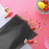 100 Pack Mylar Bags 5.5 x 7.8 Inch Resealable Foil Pouch Bag Food Storage Pouch Matte Black view 2