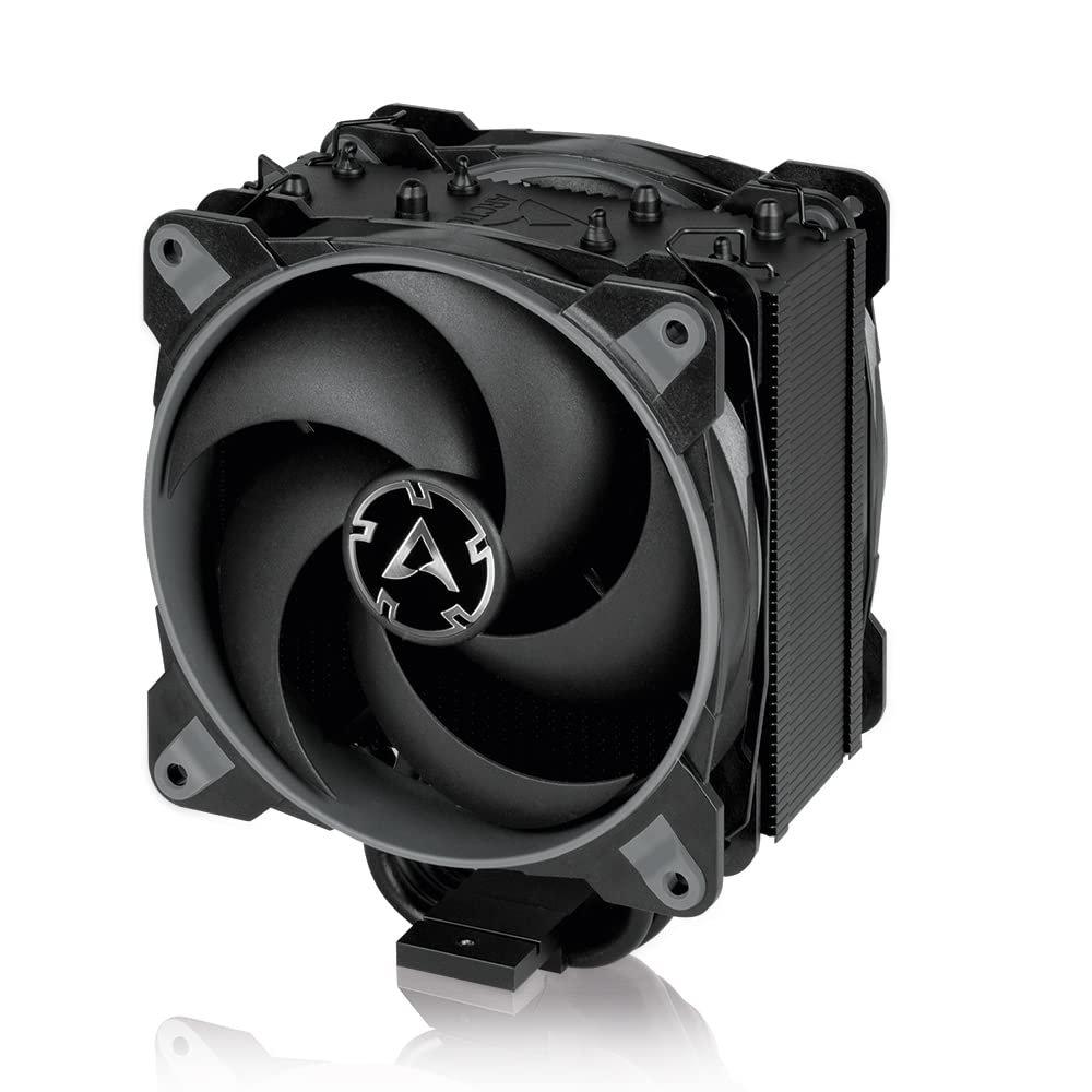 ARCTIC Freezer 34 Esports Duo - Dissipatore di processore semi-passivo con 2 ventole da PWM 120 mm per Intel e AMD, Dissipatore per CPU con raffreddamento - Grigio