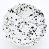 ART ESCUDELLERS Ceramic Bowl, Handmade and Handpainted in Mate Black Decoration. 9,06" x 9,06" x 3,15" view 2