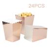 AimtoHome Rose Gold Popcorn Boxes Mini Paper Popcorn Box Cardboard Popcorn Container for Party, Pack of 24 view 3