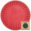 Bungalow Flooring Waterhog Pine Tree Skirt Fashion | 35"x35" | Holiday Tree Skirt | Solid Red view 1