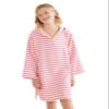 Kids Bathrobe & Swim Cover Up for Girls & Boys - Hooded Kids Beach Towels - AMALFI - Poncho Towels - Turkish Cotton - Large 8-10 Years view 1