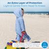 Kids Bathrobe & Swim Cover Up for Girls & Boys - Hooded Kids Beach Towels - AMALFI - Poncho Towels - Turkish Cotton - Large 8-10 Years view 3