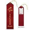 RibbonsNow Horse Show Ribbons 1st - 6th Place - 72 Total Ribbons - 12 Each Place with Card & String view 3