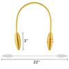 2Pcs Gold Malleable Curtain Tiebacks Window Decor Bedroom Living Room view 2