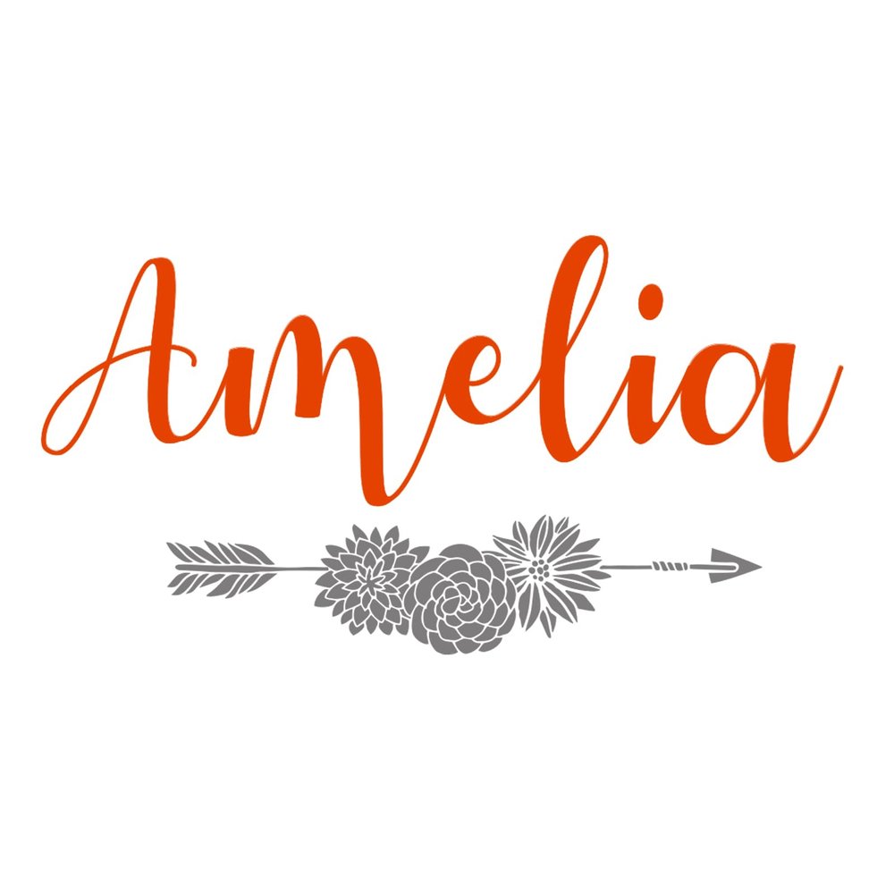 Ohongs Design Studio Bohemian Custom Name/Girls Name Wall Decal/Nursery Decal/Custom Name Sticker/Personalized Wall Decal/Baby Name Decor/kidsroom/Gift