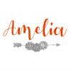Ohongs Design Studio Bohemian Custom Name/Girls Name Wall Decal/Nursery Decal/Custom Name Sticker/Personalized Wall Decal/Baby Name Decor/kidsroom/Gift view 1