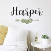 Ohongs Design Studio Bohemian Custom Name/Girls Name Wall Decal/Nursery Decal/Custom Name Sticker/Personalized Wall Decal/Baby Name Decor/kidsroom/Gift view 2
