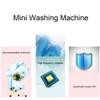 Liineparalle Cleaning hine Mini Multifunctional USB Portable Fruit Vegetable Clouth Cleaning hine Laundry Washer ABS Material for Home Kitchen Ultrasonic Principle view 2
