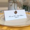 Thanksgiving Turkey Place Cards, Set of 150, Pre-cut and Scored - Wedding, Party, Dinner, and Special Events - Made in the USA view 1