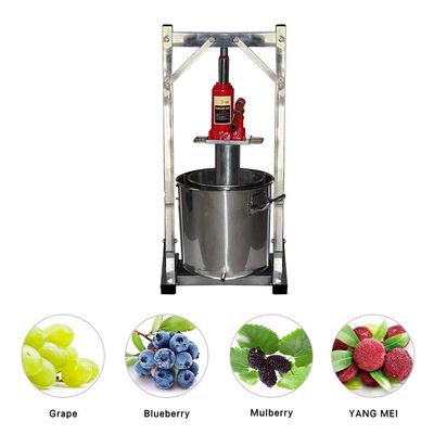 AnEssOil Fruit Wine Press - Stainless Steel Herbal press,100% Nature Juice Making for filtration of wine juice residue (12L 3Cal)
