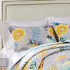 Greenland Home Watercolor Dream 100% Cotton Quilted Pillow Sham, Gray, Standard 20x26 inches view 1