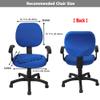 Melaluxe Computer Office Chair Covers, Protective & Stretchable Universal Chair Cover, Stretch Rotating Chair Slipcover (Red) view 3