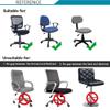 Melaluxe Computer Office Chair Covers, Protective & Stretchable Universal Chair Cover, Stretch Rotating Chair Slipcover (Red) view 4