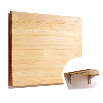 Wall-Mounted Table Folding Wood Dining Tables, Kitchen/Laundry Workbench/Laptop Table, Stable Sturdy Wall Table for Kitchen Laundry Room Restaurant