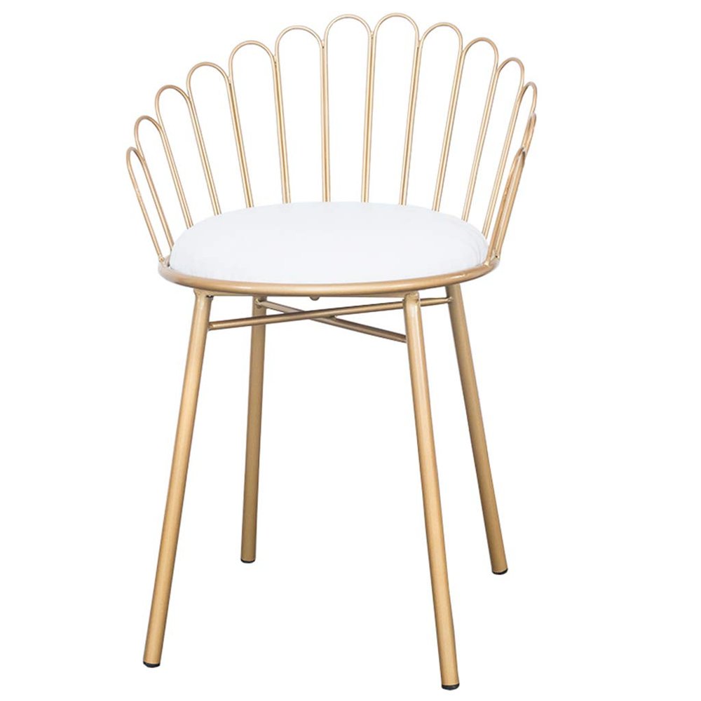 Barstools Modern Bar Stool High Stool Dining Chair Fabric Velvet Cushion Seat Kitchen Counter Height Wrought Iron Chair for Bistro Pub Coffee Home (Seat Height 45/65cm)