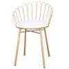 Barstools Modern Bar Stool High Stool Dining Chair Fabric Velvet Cushion Seat Kitchen Counter Height Wrought Iron Chair for Bistro Pub Coffee Home (Seat Height 45/65cm) view 1