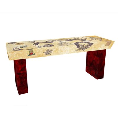 Christmas Buffet Table, Holiday Fun, Coffee Table, Christmas Decor for Holidays - Perfect Christmas Decoration for the Christmas Party - Lightweight, Durable, CORRUGATED CARDBOARD Portable Table