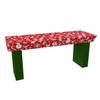 Christmas Buffet Table, Holiday Fun, Coffee Table, Christmas Decor for Holidays - Perfect Christmas Decoration for the Christmas Party - Lightweight, Durable, CORRUGATED CARDBOARD Portable Table view 1