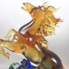 Amore Jewell Standing Horse Success Statue Fengshui Decoration Ornament Gift for Home & Office (Liuli Crystal Glass) view 4