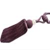 1 Pair Decorative Tassel Curtain Buckle Curtain Tiebacks Rope Simple Curtain Tassel Holdbacks for Living Room & Bedroom (Purple) view 1