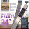 24 Inch Heavy-Duty Magnetic Knife Holder for Wall (Large Size) - Premium Stainless Steel Magnetic Knife Strip - Professional Space-Saving Knife Bar With Powerful Magnetic Pull Force (Upgraded Version) view 3