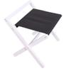 Luggage Rack XJJUN Suitcase Stand Foldable with Backrest Solid Wood Single-Layered Shelf Hotel Easy to Move Travel Bag,2 Colours (Color : White, Size : 60x50x60cm) view 2