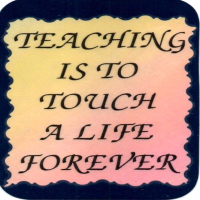 3" x 4" Professional Saying Refrigerator Magnet 4003 Teaching is to Touch A Life Kitchen Decor Gifts for Family Friends Neighbors Housewarming Christmas Birthday Any Occasion Coworkers