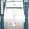 Electric Curtain Tracks 87"-244" Smart Curtains Motorized Opener Curtains Rod with Remote Control (157'') view 2