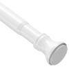 Amazer Spring Tension Shower Curtain Rod, 42-72 Inches Rust-Resistance Tension Curtain Rod Bathroom Rod, Adjustable Shower Curtain Rod No Drill, White view 1