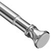 Amazer Spring Tension Shower Curtain Rod, 54-90 Inches Rust-Resistance Tension Curtain Rod Bathroom Rod, Adjustable Shower Curtain Rod No Drill, Chrome view 1