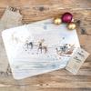 NAKLEO Christmas Painting Stencil, Reusable Plastic Artificial Snow Spray Stencil for Window Decoration, L 23.2x37.4, Christmas Patterns, Snowflake Santa Sleigh view 4