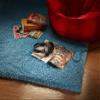 HomeRoots Decor 3'3" x 5'3" Polyester Highlighter Blue Area Rug view 2
