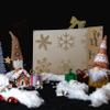 NAKLEO Christmas Painting Stencil, Reusable Plastic Artificial Snow Spray Stencil for Window Decoration, L 23.2x37.4, Christmas Patterns, Snowflakes view 4