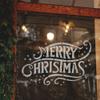 NAKLEO Christmas Painting Stencil, Reusable Plastic Artificial Snow Spray Stencil for Window Decoration, L 23.2x37.4, Christmas Patterns, Merry Christmas view 2