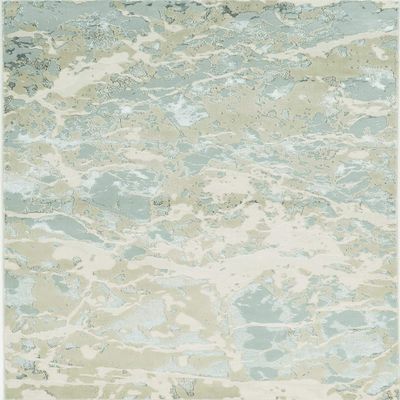 HomeRoots Decor 3'3-inch x 4'11-inch Polyester Sand Grey Area Rug