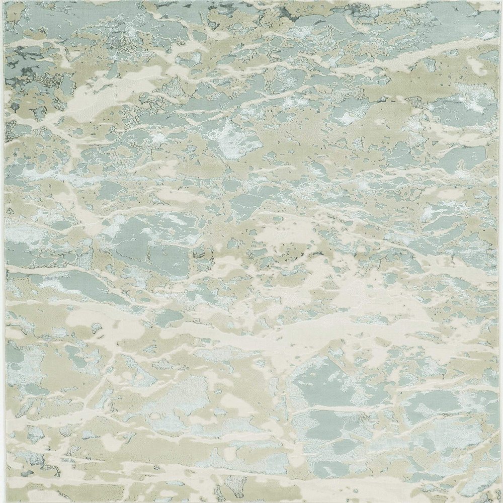 HomeRoots Decor 3'3-inch x 4'11-inch Polyester Sand Grey Area Rug