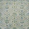 HomeRoots Decor 3'3" x 4'11" Polypropelene Ivory/Teal Area Rug view 1