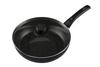 Ballarini Vipiteno Z1023-603 Vipiteno Frying Pan, Deep, 11.0 inches (28 cm), Glass Lid Included (Boxed), Made in Italy, Induction Compatible, Gas Fire, Nerolite Coating view 1