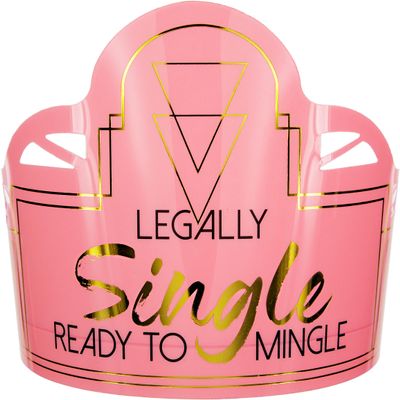 Pavilion Gift Company Legally Single, Pink, One Size