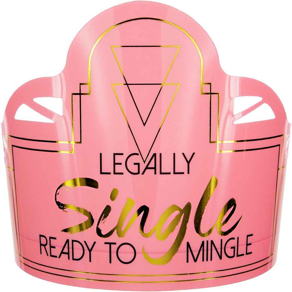 Pavilion Gift Company Legally Single, Pink, One Size
